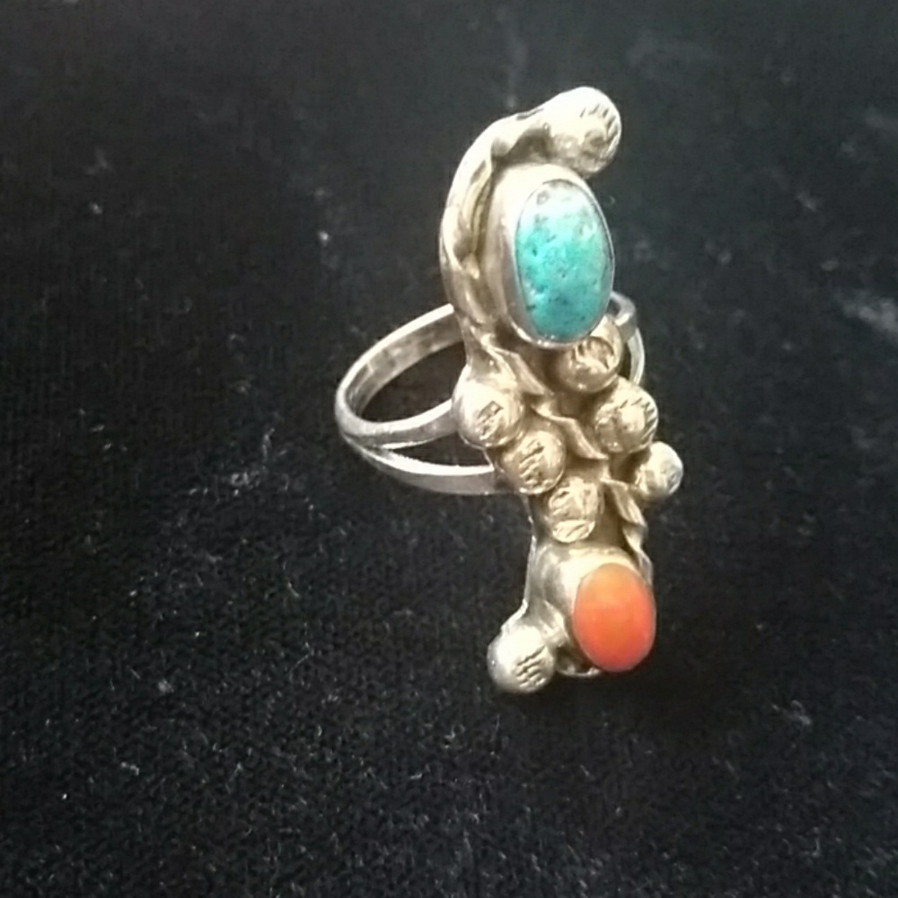 Native American Silver Ring - image 4